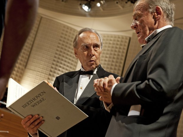 Claudio Abbado and Bruno Ganz discuss Beethoven's incidental music to "Egmont", 2012