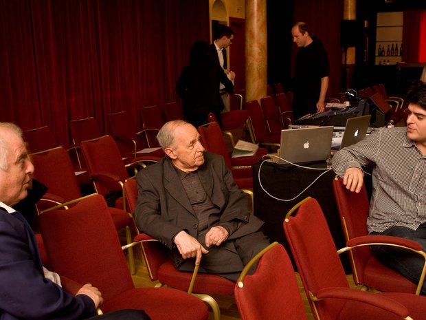 Daniel und Michael Barenboim im Gespräch mit Pierre Boulez, 2011