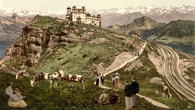 Rigi Kulm, Photochrom, um 1890 © Library of Congress Prints and Photographs Division, Washington